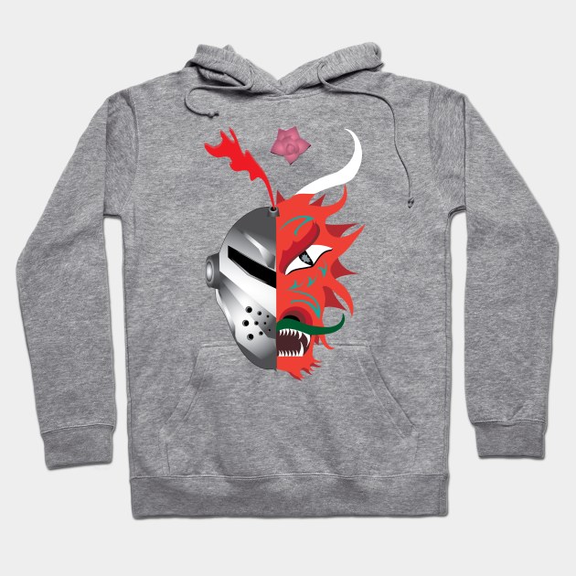 Saint George and Dragon Hoodie by riomarcos